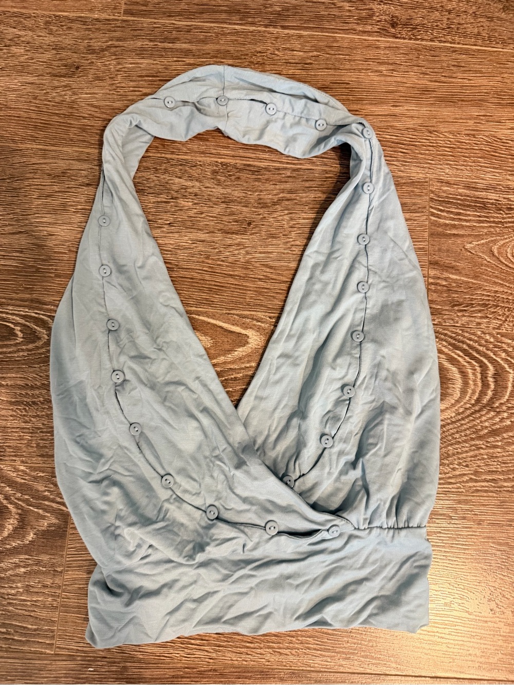With Jean ELLA TOP | STEEL BLUE - Picture 3 of 4